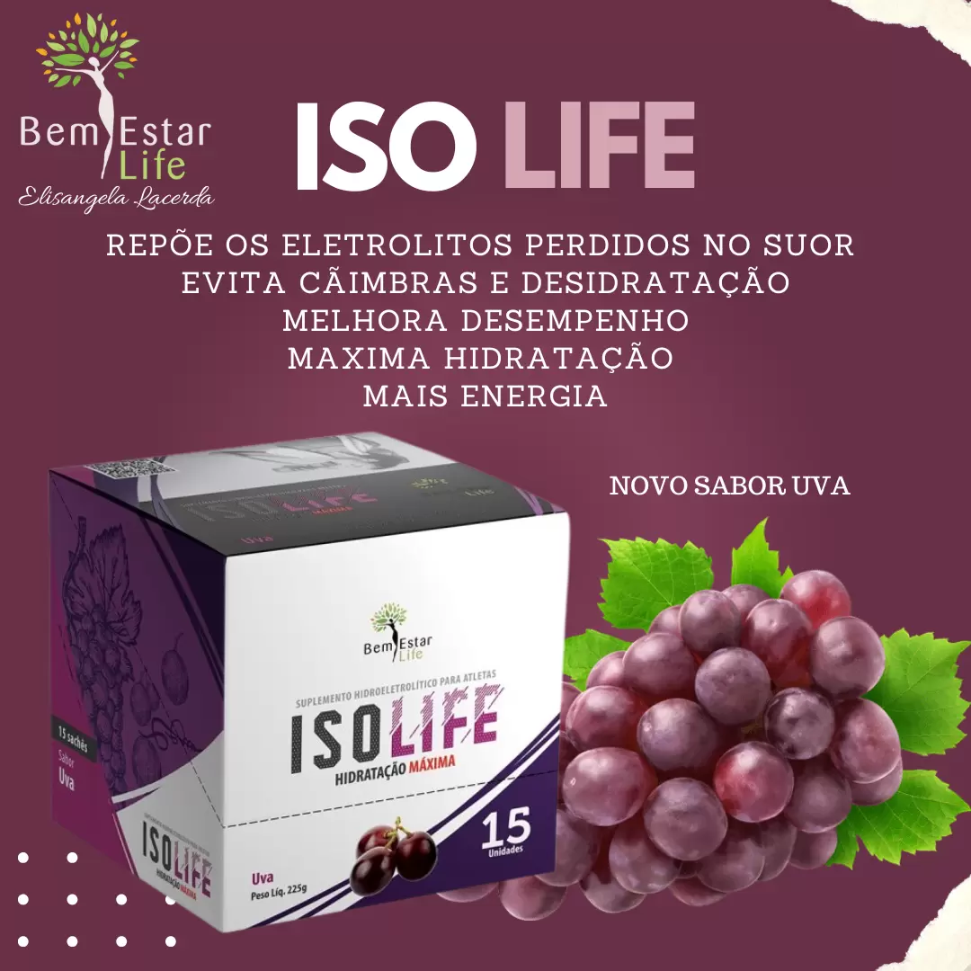 ISOLIFE - SABOR UVA - CX 15 UNID