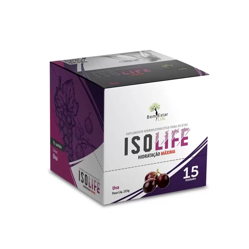 ISOLIFE - SABOR UVA - CX 15 UNID