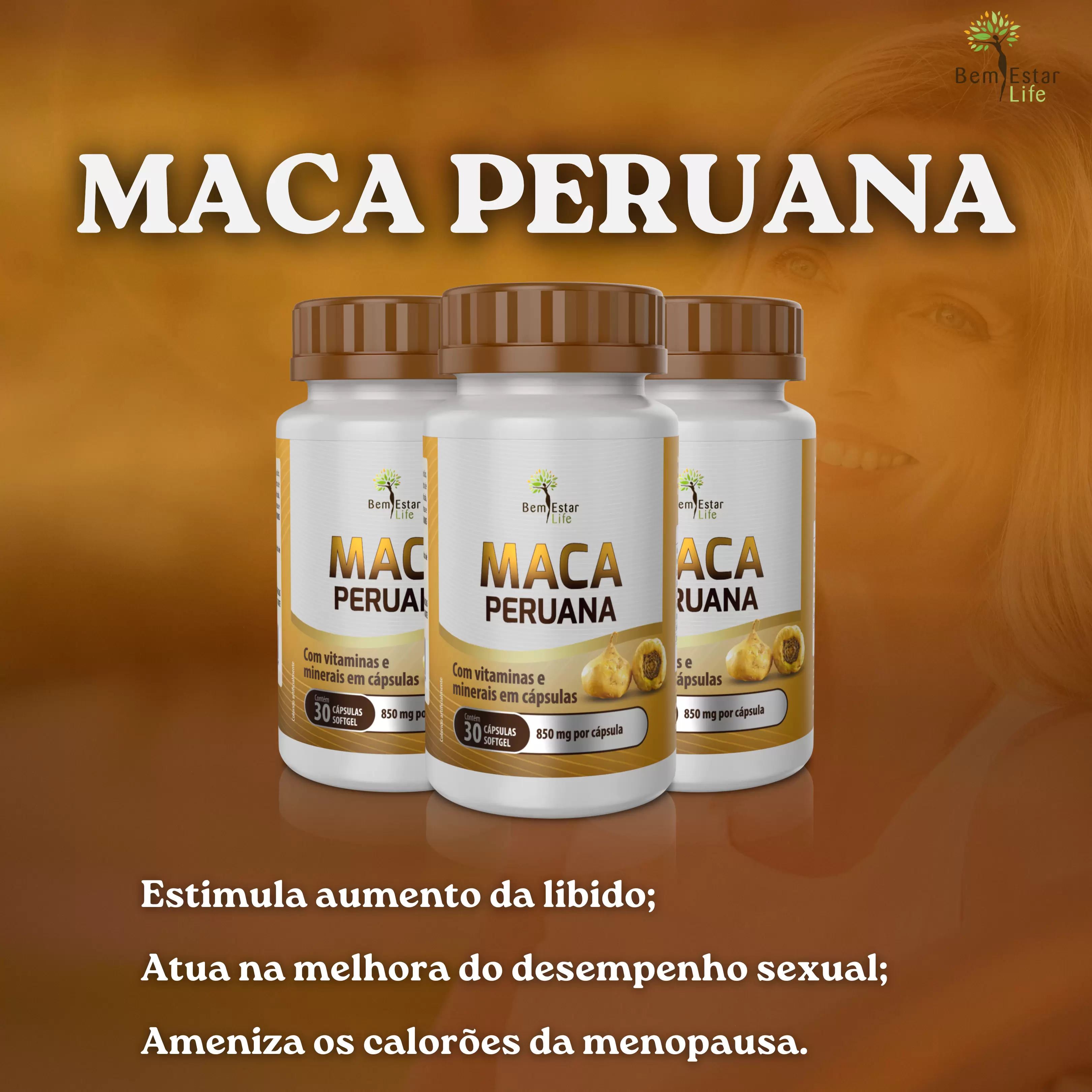 MACA PERUANA - 30 capsulas