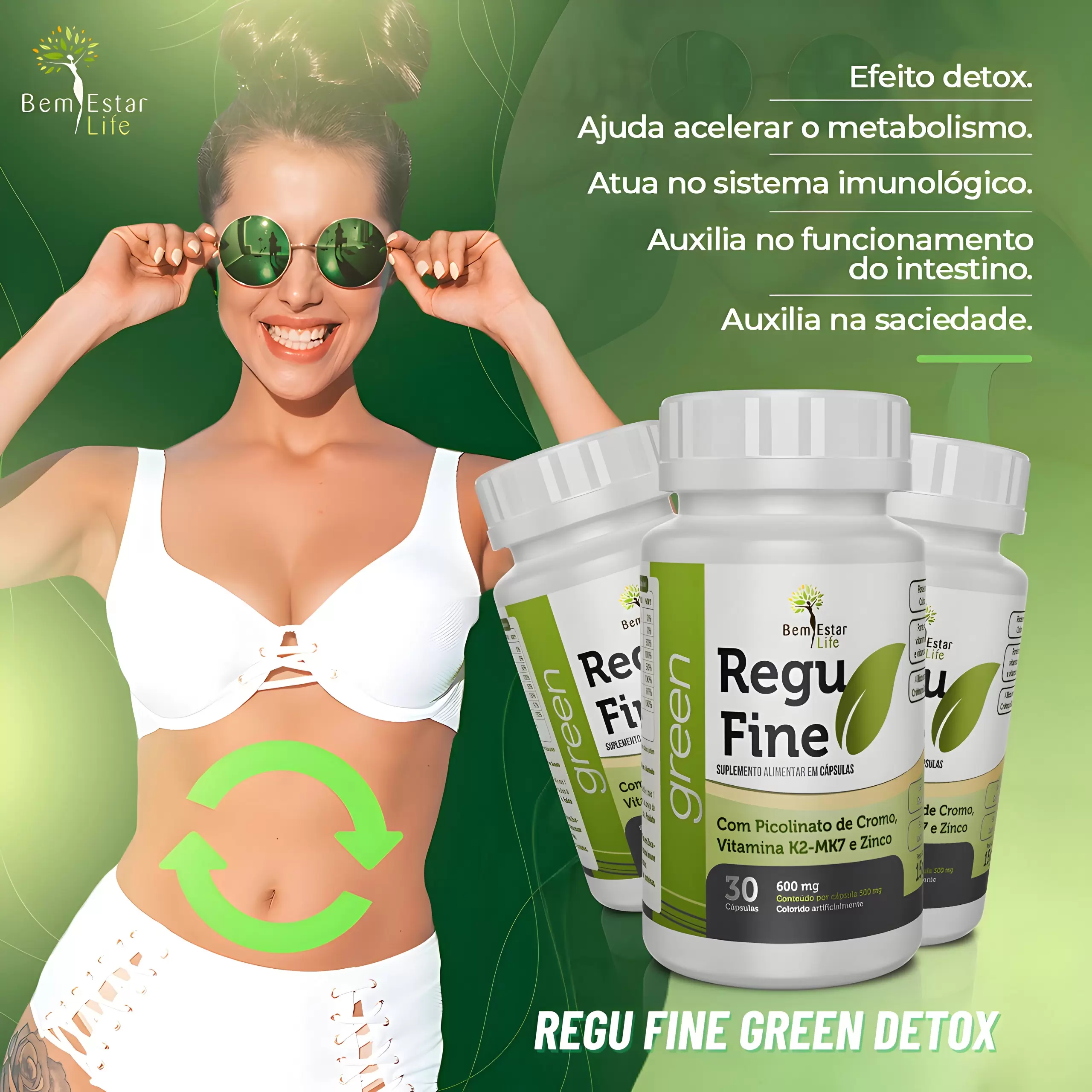 REGU FINE GREEN DETOX - 30 CAPS