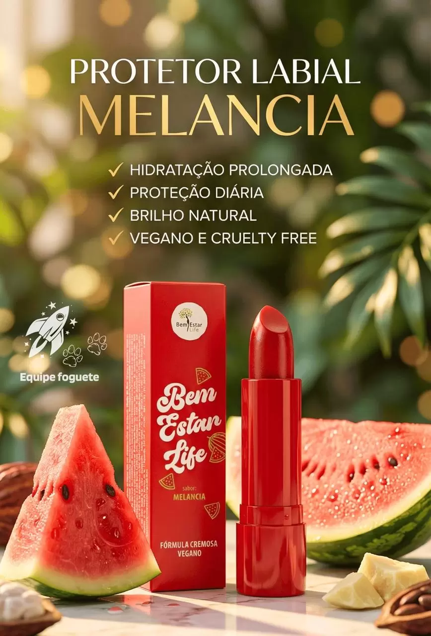 HIDRATANTE PROTETOR LABIAL - MELANCIA - 3G