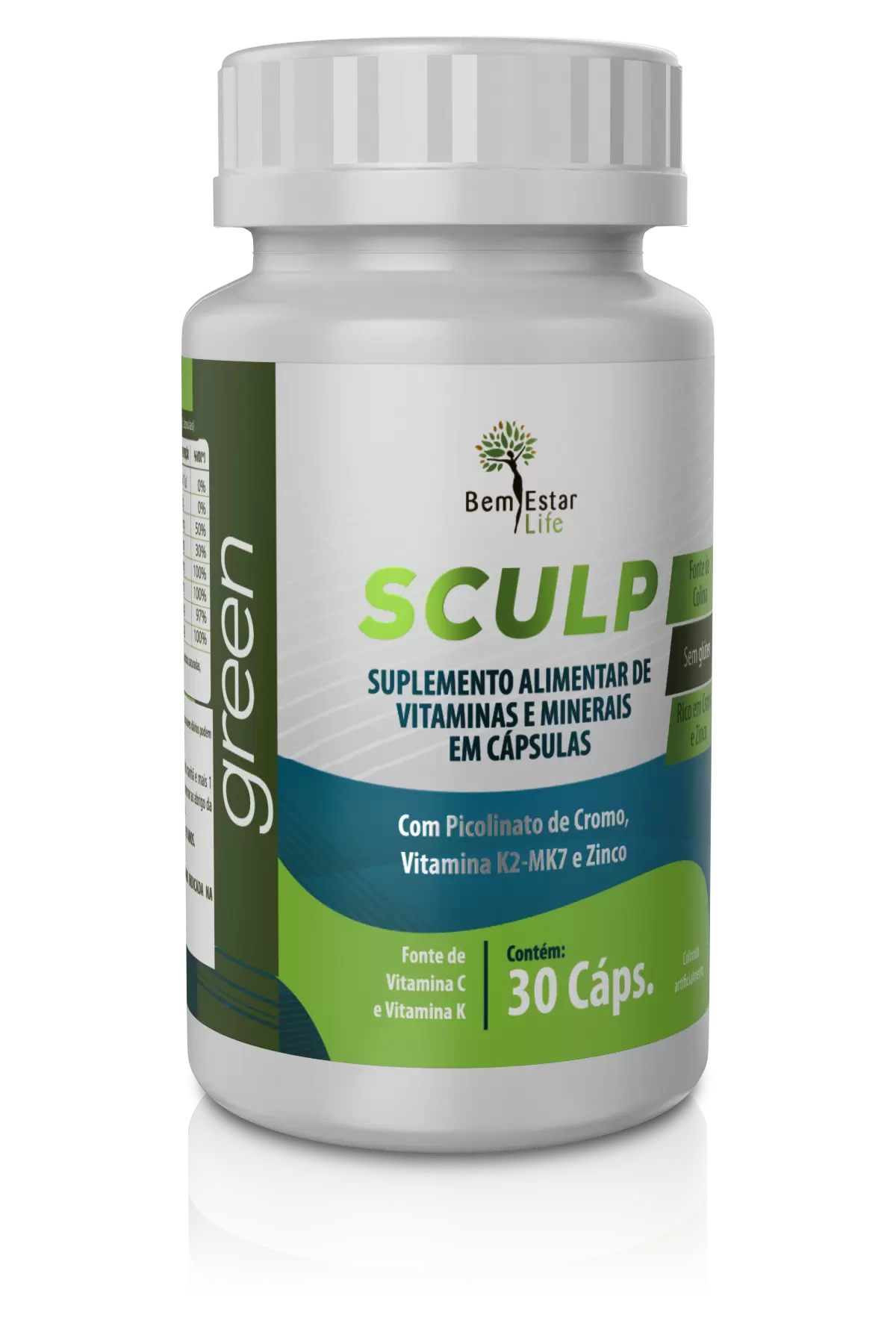 SCULP GREEN DETOX - 30 CAPS.