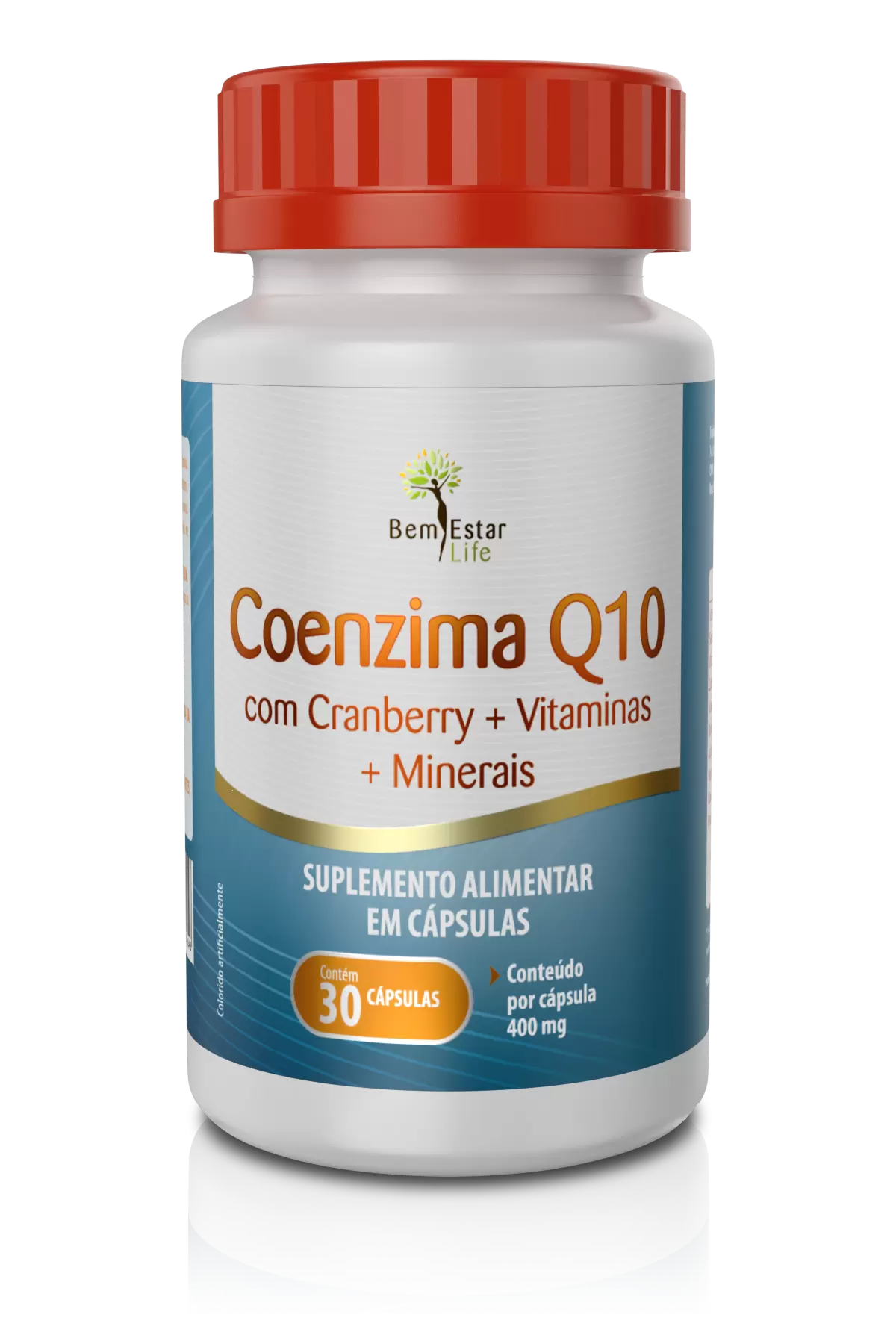 COEZIMA Q10 COM CRANBERRY, VITAMINAS E MINERAIS - 30 capsulas