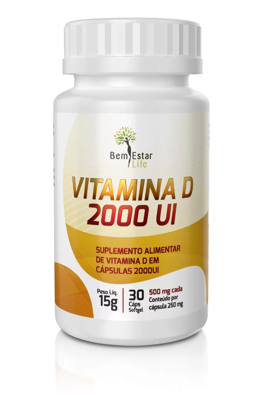 VITAMINA D - 2000UI - 30 CÁPSULAS